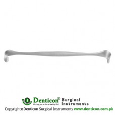 Retractor Double Ended Stainless Steel, 20.5 cm - 8" Blade Size 20 x 19 mm